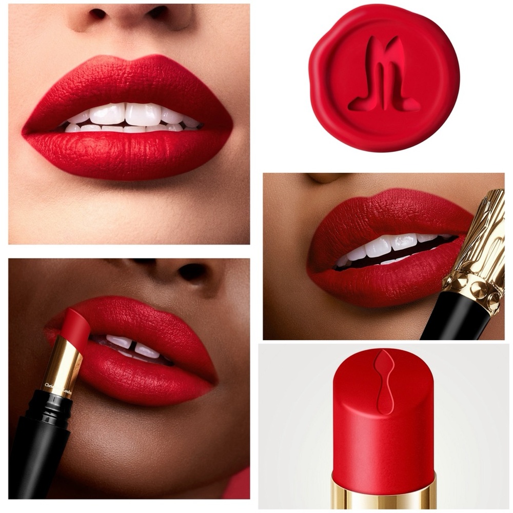 CHRISTIAN LOUBOUTIN Rouge Stiletto Lumi Matte in 111L – Private Red, 2 g - Picture 4 of 4